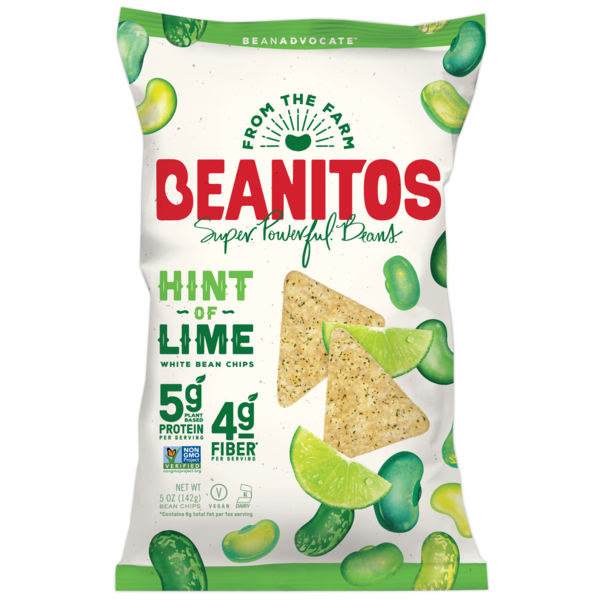 Beanitos Beanitos Hint Of Lime Bean Chips, PK6 1506